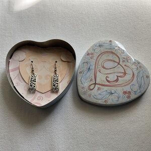 New WOT Brighton vintage filigree scroll French wire earrings